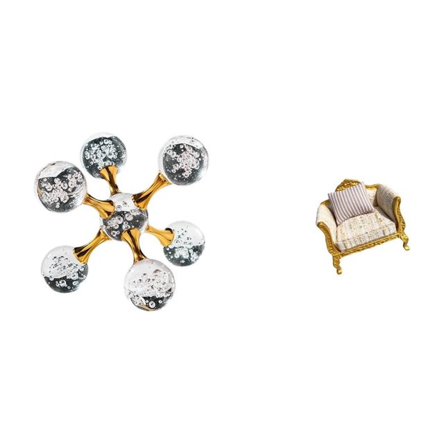 Sofá en miniatura moderno, figura decorativa de mesa, escultura para escritorio, oficina, estante, sala de estar, hogar, casa de muñecas, mueble de si
