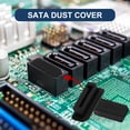 thumbnail image 2 of 10 Pcs Black Silicone Anti Dust Cap Protector Cover for SATA Female Port, 2 of 7
