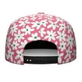 thumbnail image 4 of Boho Chic Daisy Baseball Cap – Floral & Leaf Flat Bill Hat, Trendy for Women & Teens, 4 of 8