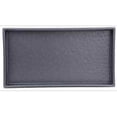 thumbnail image 1 of Home Basics Leather Vanity Tray, Decorative Multi-Purpose Rectangular Organizer for Dresser, Dressing Table, Bathroom & Bedroom, Grey, 1 of 5