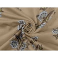 thumbnail image 6 of oneOone Rayon Light Brown Fabric Leaves & Flower Floral Quilting Supplies Print Sewing Fabric By The Yard 56 Inch Wide, 6 of 6