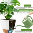 thumbnail image 6 of 8/10/12 Inch Self Watering Pots for Indoor/Outdoor Plants - Large Plastic Planter with Drainage Holes, Water Level Indicator & Deep Reservoir, Modern Decorative Flower Pots (White), 6 of 7
