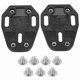 thumbnail image 2 of Calas Para Zapatillas De Ciclismo, 1 Par 7,5x5,4x0,9 Cm Zapatillas De Ciclismo De Liberación Rápida De Nailon Negro Convertidor Adaptador De Cubierta De Cala Con Tornillos Para, 2 of 7