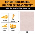 thumbnail image 3 of Ottomanson Bathroom Rug 31" x 48" Soft Absorbent Non-Slip Large Bath Rug, Washable & Quick Dry, Blush, 3 of 7