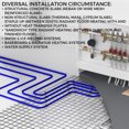 thumbnail image 2 of VEVOR Oxygen O2 Barrier PEX Tubing - 2 Rolls of 1/2 Inch X 100 Feet Tube Coil - EVOH PEX-B Pipe for Residential Commercial Radiant Floor Heating Pex Pipe (1/2" O2-Barrier, 2x100Ft/Red+Blue), 2 of 9