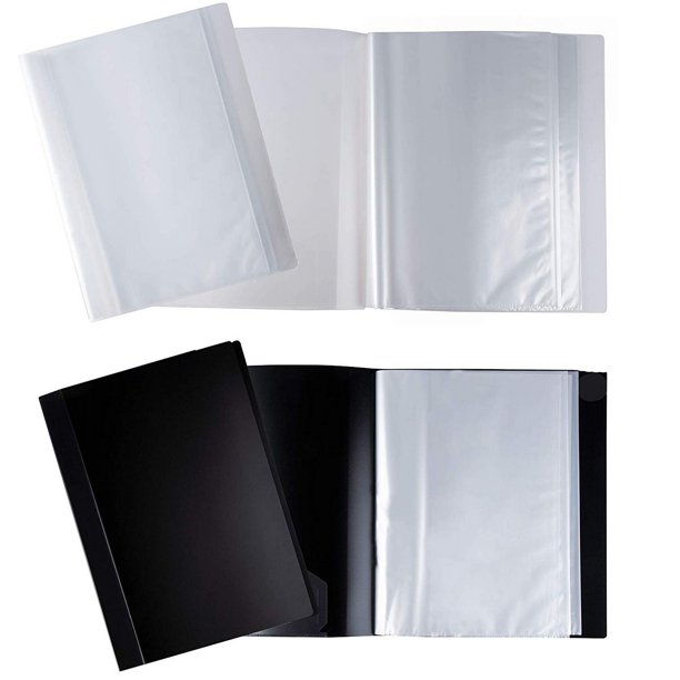Presentation book 40 clear pockets sleeves protectors art portfolio clear book 05 picture