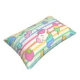 thumbnail image 3 of Naloa Cute Unicorn Pillowcase, Throw Pillowcase, Wrinkle-Free, Stain-Resistant with Hidden Zipper for Bedroom Sofa - 20"x30", 3 of 9