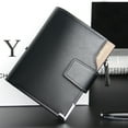 thumbnail image 4 of Billeteras para hombre Sonducket Tarjetero monedero corto multitarjeta hebilla de gran capacidad a la moda Azul, 4 of 6