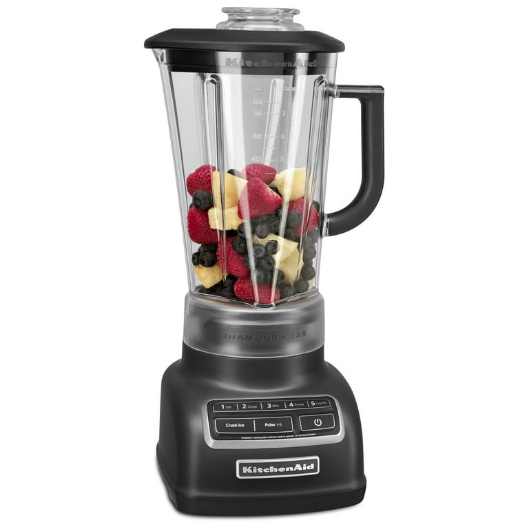 KitchenAid 5-Speed Black Matte 60-Watt Immersion Blender Pulse