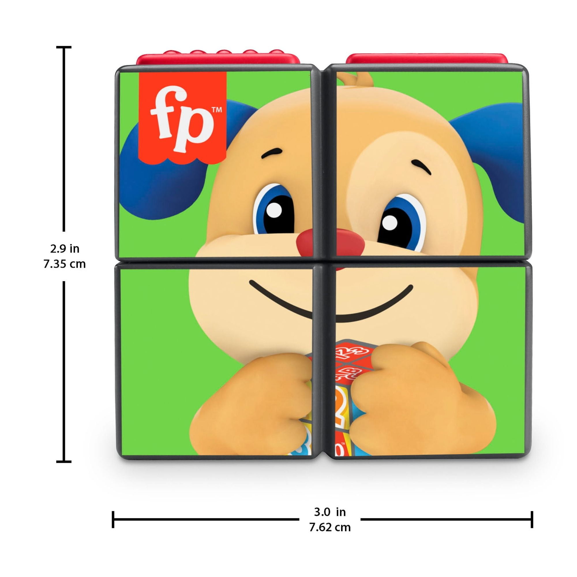 Fisher-Price Laugh & Learn Puppy’s Activity Cube Electronic Learning Toy for Baby & Toddler