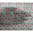 thumbnail image 4 of oneOone Viscose Chiffon Fabric Leaves & Floral Block Printed Craft Fabric BTY 42 Inch Wide, 4 of 4