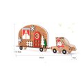 thumbnail image 3 of Bangcool Christmas Table Decoration Set DIY Creative Santa Driving Car Showcase Decor, 3 of 8