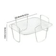thumbnail image 4 of Air Fryer Rack For Air Fryer Food Dehydrator Rack Fryer  Rack Air Fryer Rack For Air Fryer 304 Stainless Steel Food Dehydrator Rack  Rack Grill Air Fryer Accessories, 4 of 8