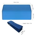 thumbnail image 6 of 2pcs EVA Yoga Blocks 1pcs Cotton Yoga Strap Stability Blocks Yoga Strap Set for Yoga Pilates Meditation, 6 of 7