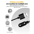thumbnail image 4 of [1 Pack]Magnetic Charger Cable for Mingdaln 1.93-inch Fitness Tracker,Compatible for Mingdaln Smart watch Charging Replacement Accessory 1M/3.3ft - Black, 4 of 7