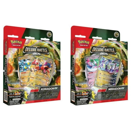 Pokemon Miraidon ex / Koraidon Ex DELUXE Battle Deck, 1 at Random