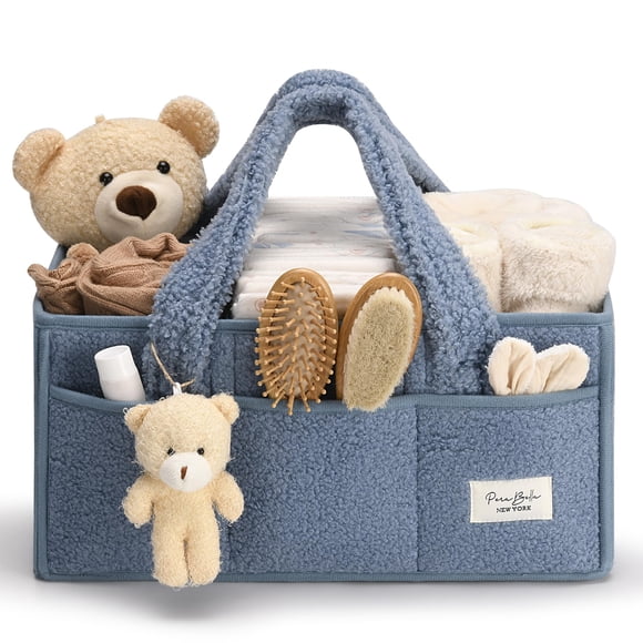 Organizador de pañales PeraBella Baby con asa para niños y niñas