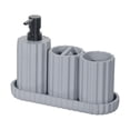 thumbnail image 1 of 4 accesorios de baño decorativos para enjuague bucal para encimera de baño. azul, 1 of 9
