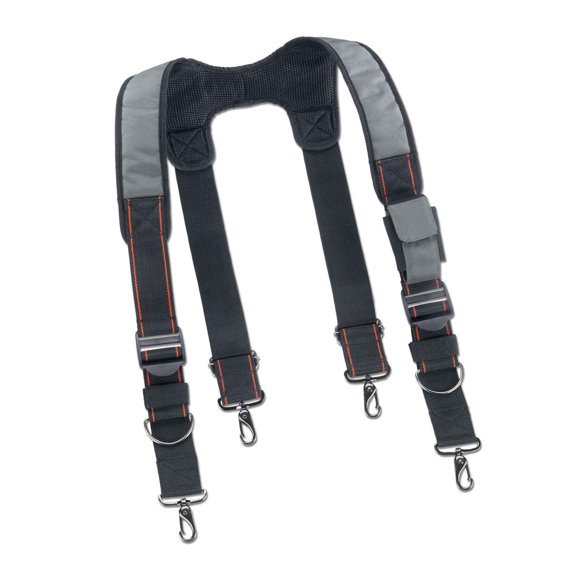Ergodyne Arsenal® 5560 Padded Tool Belt Suspenders, Gray