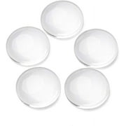 Craftdady 200Pcs Transparent Glass Cabochons 13.5~14mm Clear Glass Flat Back Dome Tile Half Round Cabochon Covers for Photo Pendant Jewelry Making