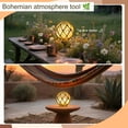 thumbnail image 5 of Kabuer Coastal Cracked Glass Ball Night Light 6" Nautical Decor, 5 of 6