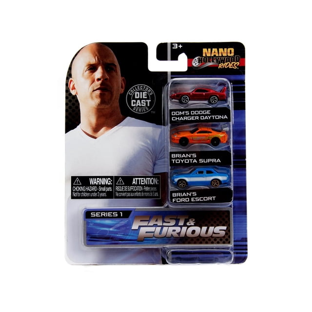 Paquete de 3 Vehiculos Nano Hollywood Rides - Fast and the Furious Jada Toys Jada Toys Paquete de 3 Vehiculos Nano Hollywood Rides - Fast and the Furious