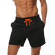 thumbnail image 1 of Pantalones de playa para hombre de color sólido, diseño moderno y elegante, pantalones cortos casuales de playa de talla grande para hombre, natación impermeable, surf en la playa, 1 of 1