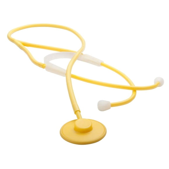ADC Proscope 665 Ultra Lightweight Disposable Single-Use Stethoscope, Adult, Yellow, Pack of 50