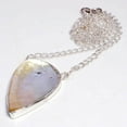 thumbnail image 2 of Mother Of Pearl Gemstone Chain Pendant Handmade Unique Gift Jewelry 1.70" CP 284, 2 of 2