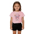 thumbnail image 5 of Gunia Girls Tshirts Cute Butterfly Graphic Fashionable Short Sleeve Casual Tees Shirts Soft Breathable Youth Tops Pink 12-13 Years, 5 of 5