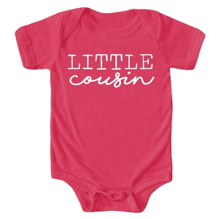 

Little Cousin Bodysuits for Baby and Toddler Fun Family Outfits Vintage Hot Pink Bodysuit 12 Months