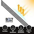 thumbnail image 2 of 12 Inch Zip Cable Ties (100 Pack), 120Lbs Tensile Strength - Heavy Duty Black, 2 of 7