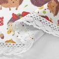 thumbnail image 4 of SKYSONIC Cute Hedgehogs Round Tablecloth 60inch Indoor Wrinkle Free, Autumn Pumpkin Circular Lace Table Cover Washable for Kitchen Party BBQ Dining Decor, 4 of 7