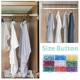 thumbnail image 4 of LOLIPPYY 405 Pcs Étiquettes de Taille de Vêtement pour Fixation de Garde-Robe en Plastique, 4 of 5