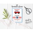 thumbnail image 3 of Darling Souvenir White Birthday Invitation Card 28 Pcs Fill or Write In Blank Invites Printable Party Supplies 5 x 7 Inches, 3 of 5