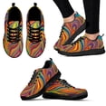 thumbnail image 1 of Zapatos de diseño psicodélico de colores de moda, zapatillas de tejido de punto con suela gruesa, zapatos ligeros para exteriores, zapatos de baloncesto, 1 of 6