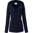 thumbnail image 1 of ORUYROP Women's Lightweight Front Zipper Solid Utility Anorak Hoodie Vest/Jacket, 1 of 7