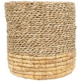 thumbnail image 3 of Northlight Set of 3 Textured Woven Round Seagrass Baskets 13.75", 3 of 6