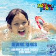 thumbnail image 2 of Juego de anillos de buceo Novelty Place, 4 unidades, con forma de pez, para niños y adultos, 2 of 7