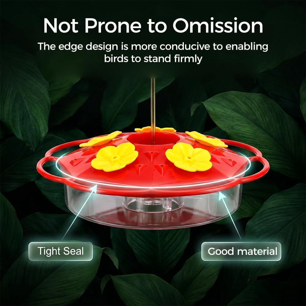 Hummingbird Feeder for Outdoors, 2026 New Multicolor Garden Bird Feeder, Leak-Proof Hanging Nectar Feeder for Backyard, Durable Hummingbird Feeder Bird Feeding Station for Bird Lovers (1Pcs)