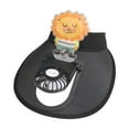thumbnail image 4 of Xfvqtps Sun Visor Hat with Fan for Kids Built in USB Charging Fan Cute Lion Decor Adjustable Large Brim Empty Top Sun Protection Travel Beach Summer Fan Hat for 3-8 Years Black, 4 of 4
