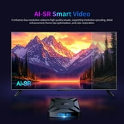 X96 M300 Android 14.0 TV Box 64bit 4GB RAM 32GB ROM Amlogic S905A ARM G310 V2 1000M Ethernet WiFi6 Dual-WiFi 2.4G/5G 8K BT5.x USB Voice Control