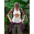 thumbnail image 2 of Cute Cat With Big Eyes Racerback Tank Women -Image by Shutterstock, Female XX-Large, 2 of 4