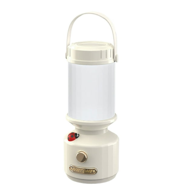 Greeniant Luz pendiente de la noche del silicón del ABS para el colgante multi del silicón de los ganchos de la escena conveniente para la Estufas de camping blanco