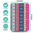 thumbnail image 5 of Washable Rubber Boho Floral Patchwork Drying Mats for Kitchen Counter Home Large Coffee Bar Pad Accessories and Decor for Utensils Stemware 23.5''x15.5'', 5 of 7