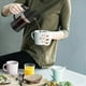 thumbnail image 4 of French Press Coffee & Tea Maker 12Oz, Thickened Borosilicate Glass Coffee Press Rust-Free and Dishwa, 4 of 5