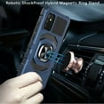 thumbnail image 2 of Kaleidio Case For Samsung Galaxy A13 5G [Robotic Hybrid] Rugged Shockproof [Ring Stand] Magnetic Armor Impact Cover [Blue/Black], 2 of 3
