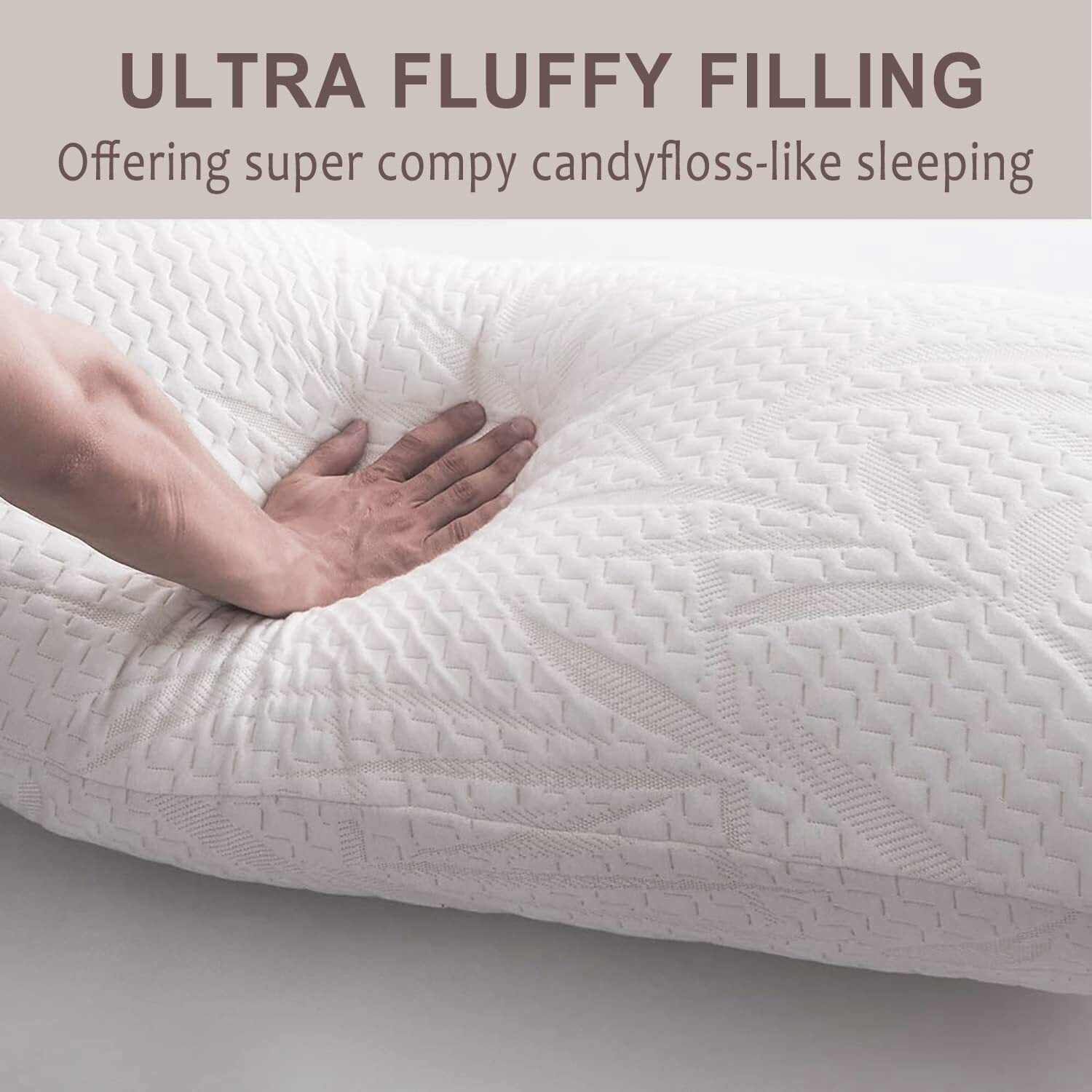 Utopia Bedding Full Body Pillow for Adults 20x54 Inch (Pack of 1), White