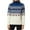 Blue, variant on Women's Pullover Knit Sweater Turtleneck Long Sleeve Geometric Color Block Top, Fall Fashion Design, Warm Winter Sweater for Casual Wear,Blue S