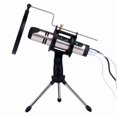 thumbnail image 1 of Soporte de MicróFono Ajustable TríPode de Escritorio para GrabacióN de Video de Computadora con Cubierta de Filtro de Parabrisas de MicróFono, 1 of 10